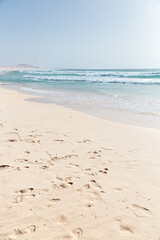 Sand beach Praia de Chaves, Boa Vista, Cape Verde