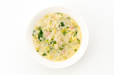 残り物野菜でおじや