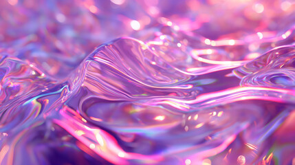 Colorful water waves