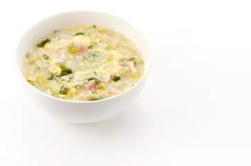 残り物野菜でおじや