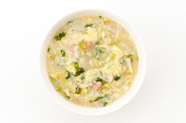 残り物野菜でおじや