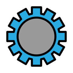 Settings Line Filled Icon Design