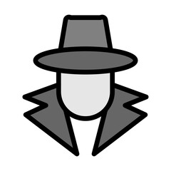 Fraud Line Filled Icon Design