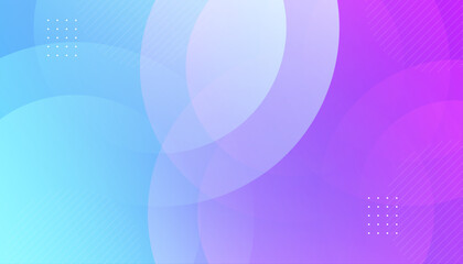 Modern background, purple and blue background, circle shape design, vector