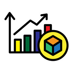 Sales Filled Line Icon Design