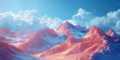 Majestic Geological Formations Defining Ethereal Landscape Vistas - Powered by Adobe