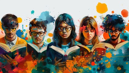 Represent a literary festival buzzing with excitement, as book enthusiasts flock to meet their favorite authors and discover new voices in the world of literature