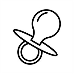 Baby Pacifier for baby store logo.