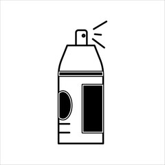 Spray icon in vector. Logotype