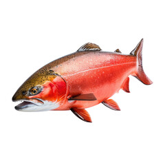 The best sockeye salmon you'll ever taste. Wild-caught, sustainable, and delicious. on a transparent background.	
