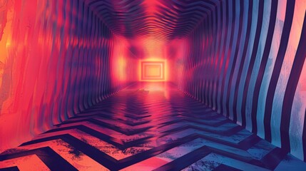 Horror-themed op-art abstract background for a mysterious vibe. - obrazy, fototapety, plakaty