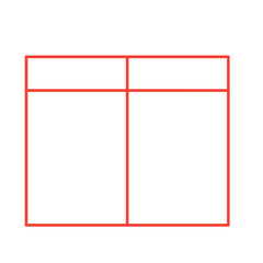 Simple accordion style data table layout template,vector