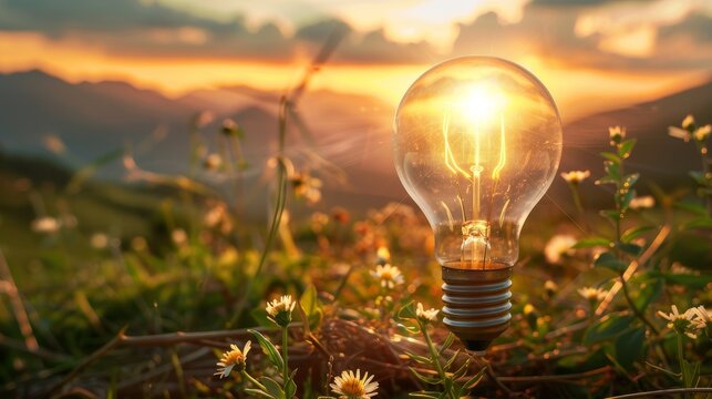 Entrepreneur brainstorming ecofriendly electricity solutions