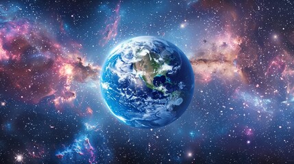 Obraz na płótnie Canvas Earth in space