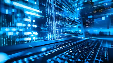 future technology business background features futuristic gradient colors