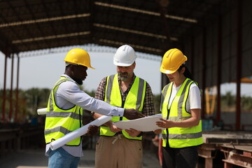 The project engineering team is currently working on the construction site and they are required to adhere to the progressive guidelines.