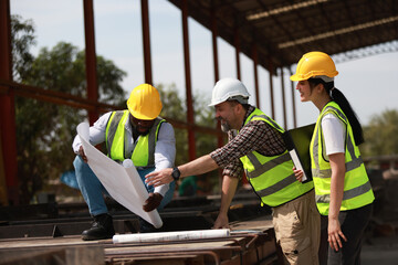 The project engineering team is currently working on the construction site and they are required to...