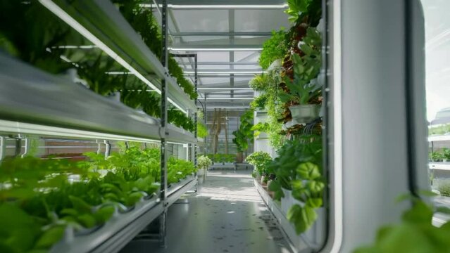 Explore a hydroponic greenhouse showcasing sustainable agriculture and innovative technology for eco-friendly vegetable production. Ideal for those seeking modern farming solutions and sustainable 