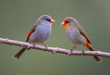 Fototapeta premium Robins in Spring: A Celebration of Renewal and Song