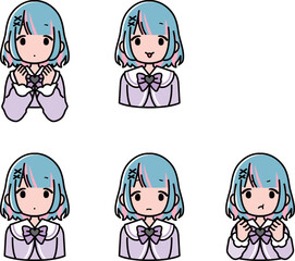 地雷系・姫系の女の子