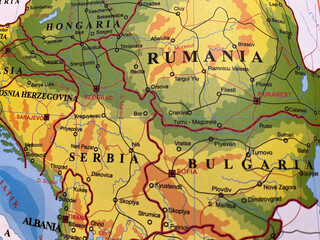 maps of countries and surrounding areas