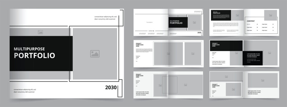 Landscape architecture portfolio template, Architecture Portfolio Layout