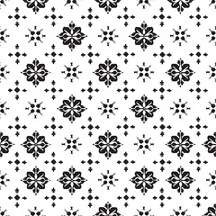 Pattern vector black and white