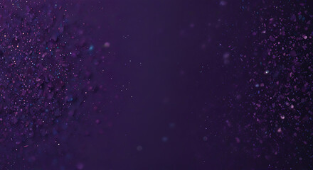 A purple violet blue particles and sprinkles for a holiday celebration abstract design, wallpaper background for ads or gifts wrap and web design, purple