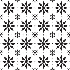 Pattern vector black and white