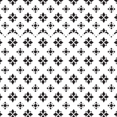 Fototapeta premium Pattern vector black and white