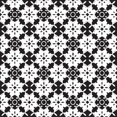 Pattern vector black and white