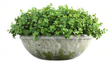 Fototapeta premium Green plant in a pot
