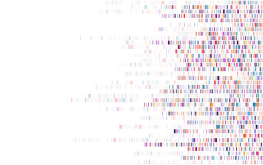 Dna test infographic. Genome sequence map.