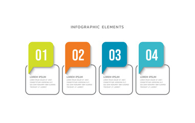 Vector infographics business template design