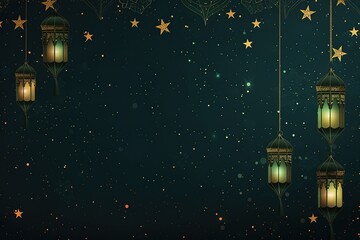 Pattern background for greeting the arrival of Ramadan day
