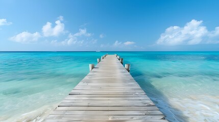 Beautiful beach and sea landscape background
