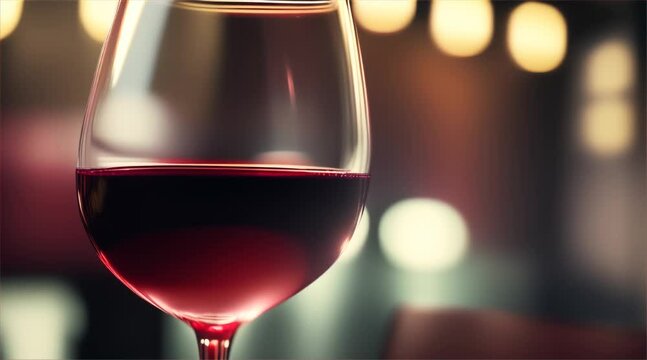 A Tasteful display of wine. glasses with red wine on the table. Wine drinking culture concept. Apperetes and survivors.