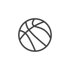Sports Basketball Icon Set. Ball Game and Hoop Vector Symbol.