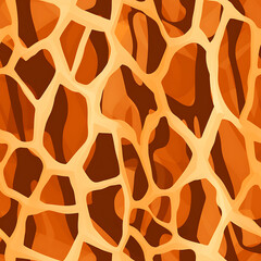 Giraffe skin seamless pattern, the beauty of design knows no bounds. Can be used as a variety of graphics resources