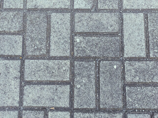 Obraz premium Unique and neat paving blocks