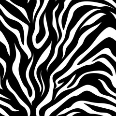 Zebra skin seamless pattern, the beauty of design knows no bounds. Can be used as a variety of graphics resources