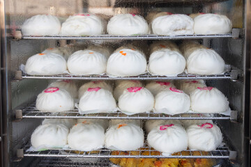 Traditional chinese food, steamed buns. It's a kind of dim sum. It's very delicious.