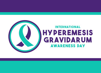 Fototapeta premium International Hyperemesis Gravidarum Awareness Day.
