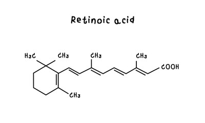 Retonic acid illustration