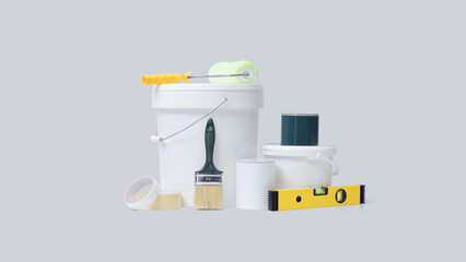 Professional home decorator and painter tools