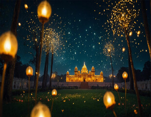 DIWALI BACKGROUND AI GENERATION
