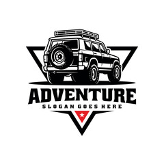 adventure car illustration logo vector © winana