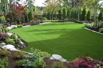 Vibrant Green Grass Field Perfect for Showcasing Products