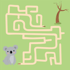 Web  Laberint for preschool children. Child development.