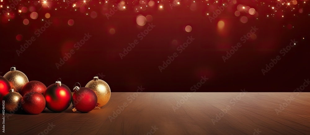 Fototapete a festive new year and christmas themed background with ample room for adding text or images